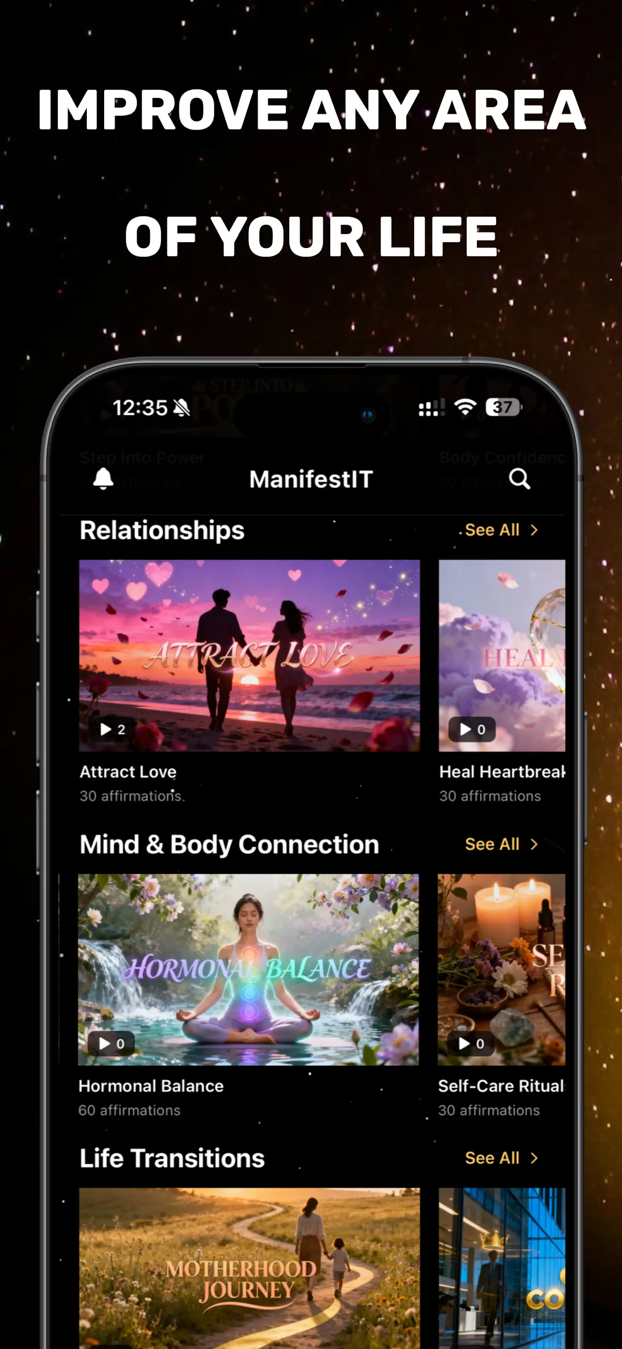 المعاينة الرسمية لمنتج Manifest it now على App Store
